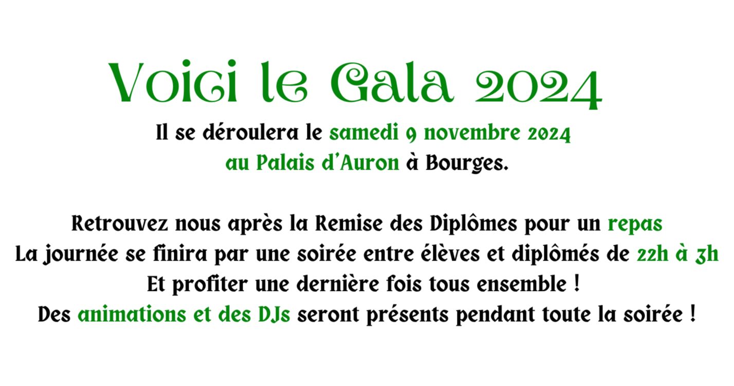 RDD et Gala INSA Centre Val de Loire 2023